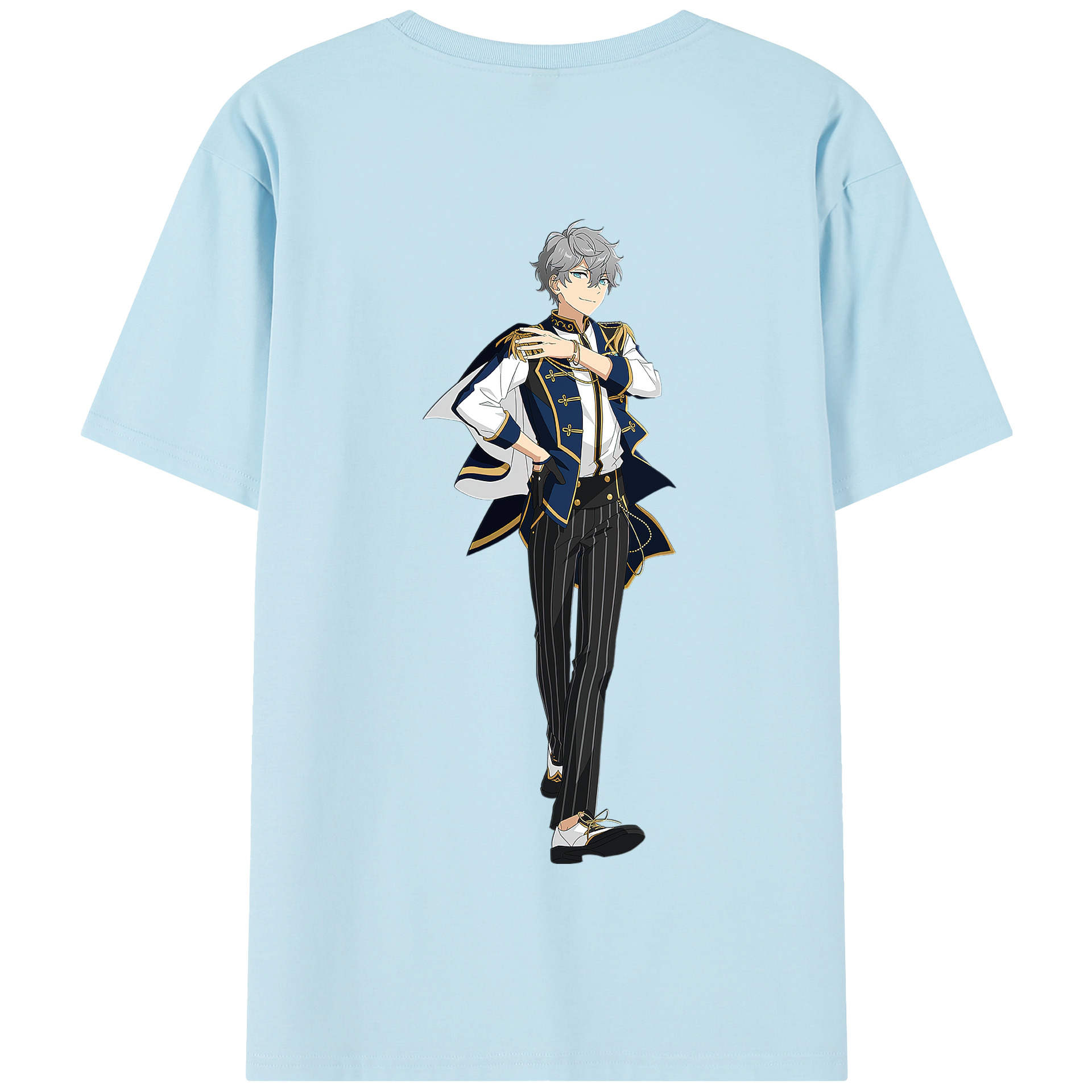 （画像用） あんさんぶるスターズ! Ensemble Stars 綿100％半袖Tシャツ（背面プリント）